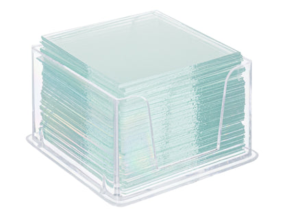 Lamelles couvre-objets 24 x 24 mm, lot de 100 pièces Levenhuk