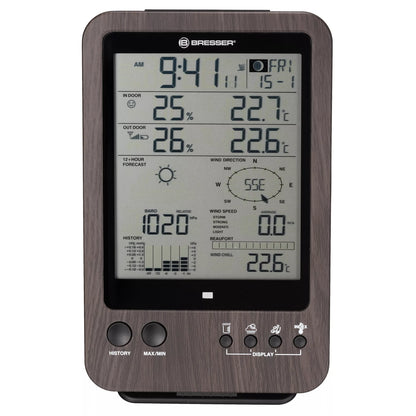 Station de base supplémentaire WTW 5 en 1 finition bois – Bresser