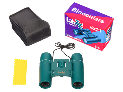 Jumelles Enfant LabZZ B4 8×21mm Compactes Caoutchoutées – Levenhuk