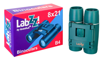 Jumelles Enfant LabZZ B4 8×21mm Compactes Caoutchoutées – Levenhuk