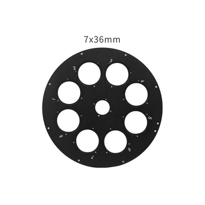 Disque de roue à filtres AFW 7x36mm vers roue 5x2 pouces - ToupTek Astro