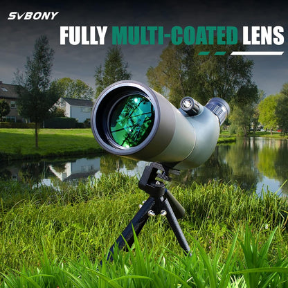 SVBONY SV28 Spotting Scopes - Angled and Straight Models with Variable Magnification Options