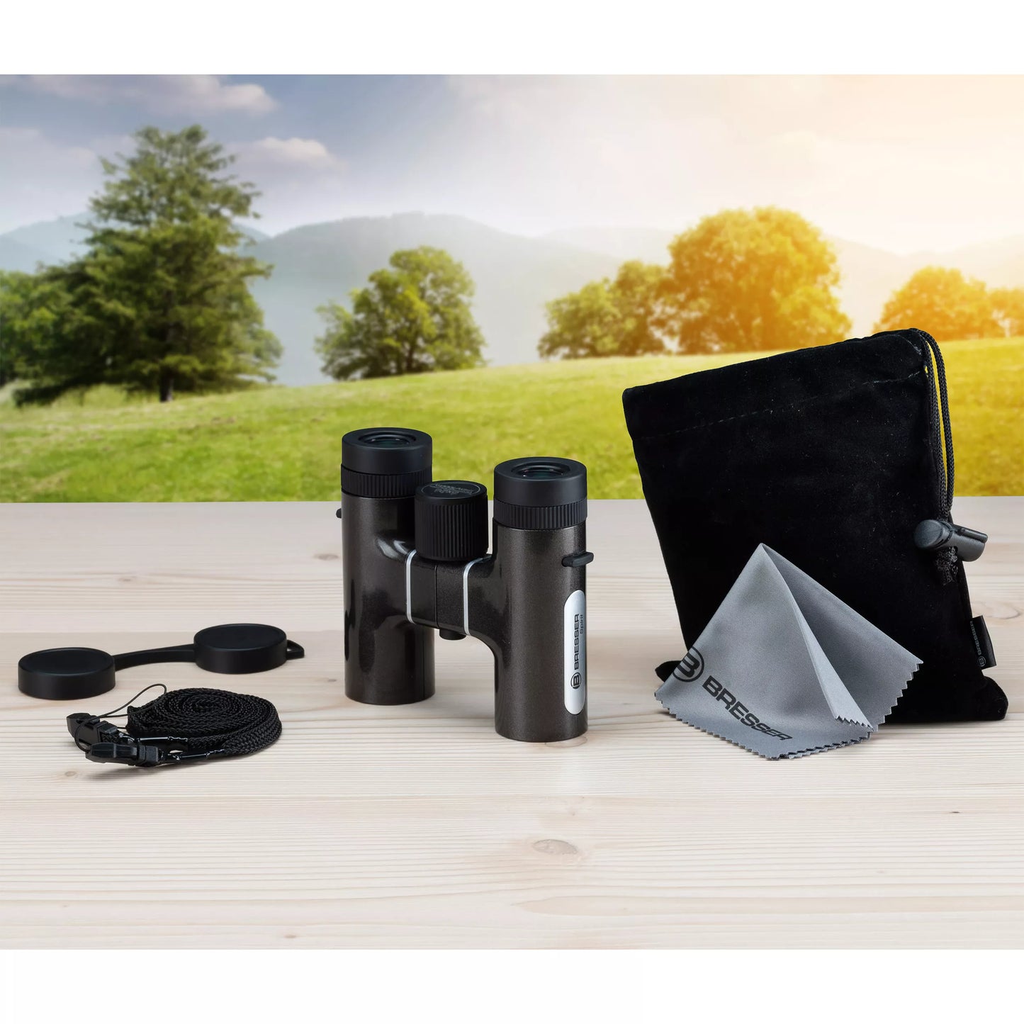 Spirit Compact Binoculars 6x24 Black