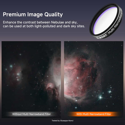 Filtre Multi-Narrowband SV240 1,25'' pour astrophotographie urbaine