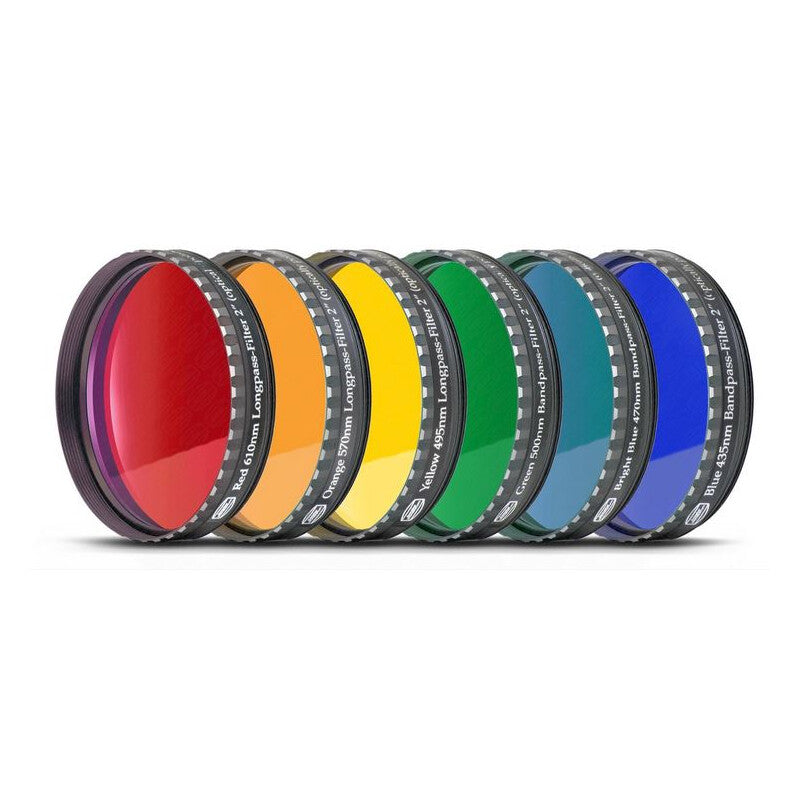 Set de 6 Filtres de Couleurs 50,8 mm pour l'Astronomie - Baader