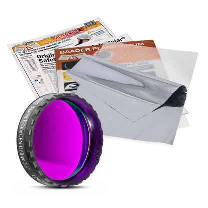 Filtre Calcium GEN-II 31,8 mm pour Photographie Solaire - Baader