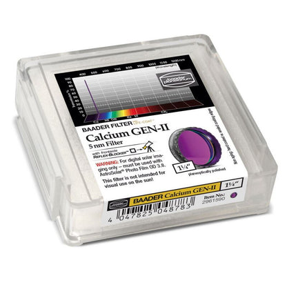 Filtre Calcium GEN-II 31,8 mm pour Photographie Solaire - Baader