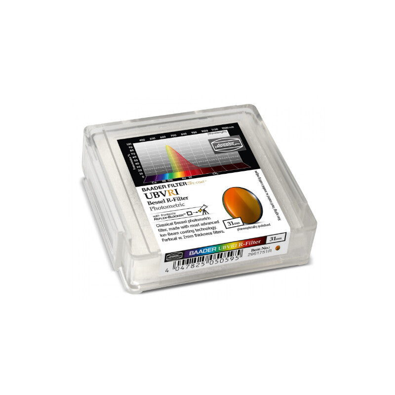 Filtre Bandpass Baader Bessel R 31 mm pour l'astronomie