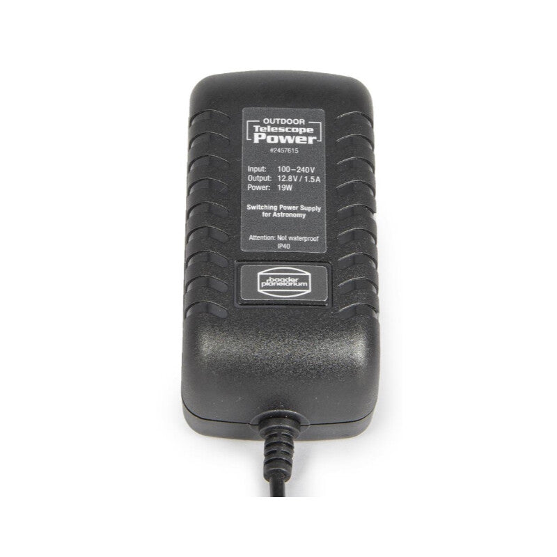 Bloc d'Alimentation Extérieur 12,8V / 1,5A pour Télescope avec Fiche Coudée - Baader