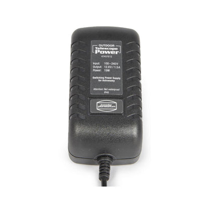 Bloc d'Alimentation Extérieur 12,8V / 1,5A pour Télescope avec Fiche Coudée - Baader