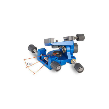 Platine tangentielle réglable Stronghold bleue pour télescope - Baader