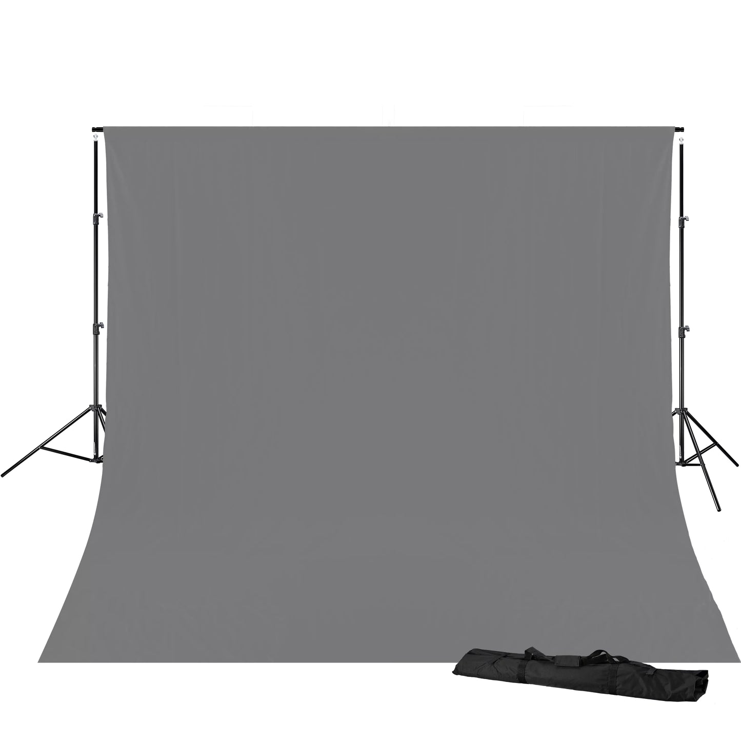Supporto BR-D23 e sfondo in tessuto grigio 3 x 6 m - Bresser