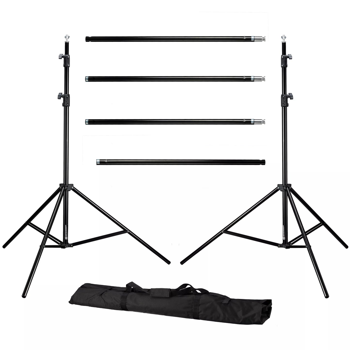 Supporto BR-D23 e sfondo in tessuto grigio 3 x 6 m - Bresser