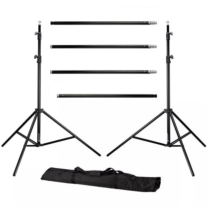 Supporto BR-D23 e sfondo in tessuto grigio 3 x 6 m - Bresser