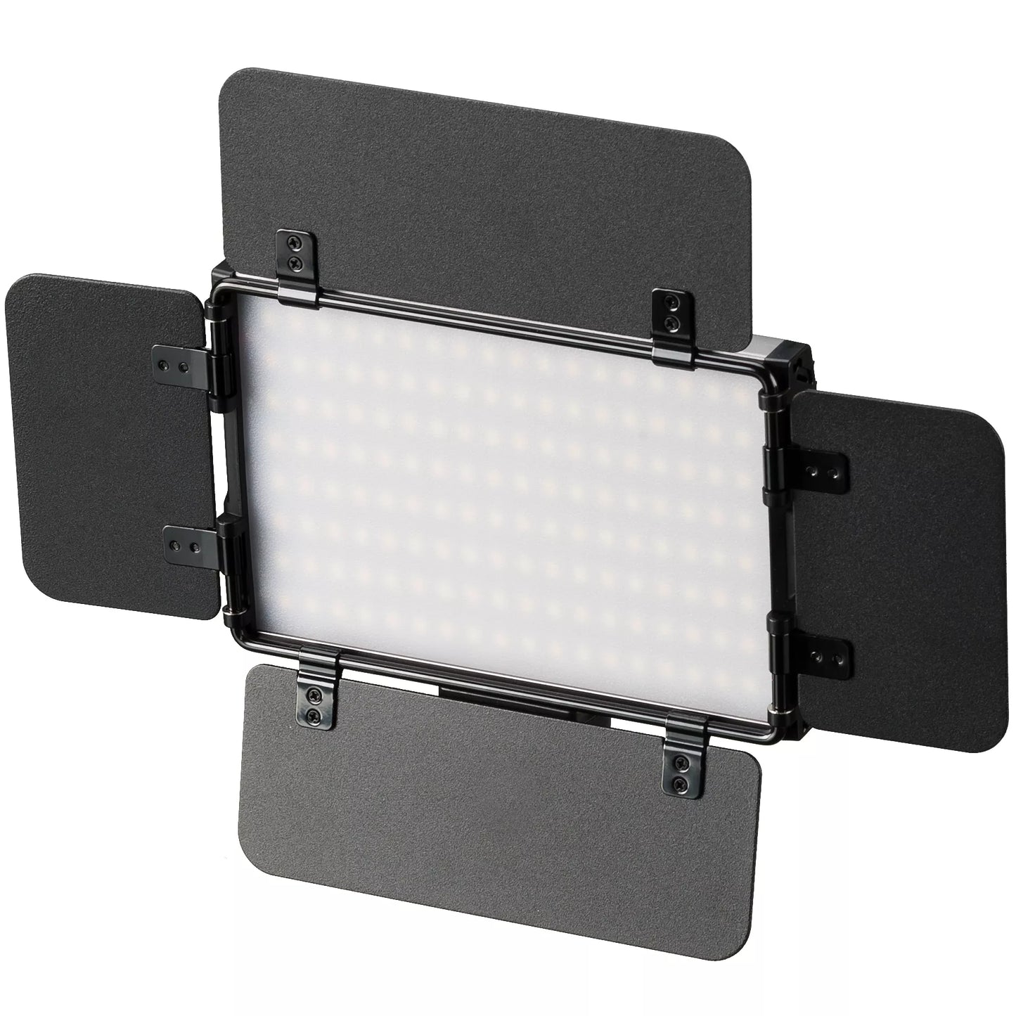Torche LED vidéo PT Pro 15B-II bi-color avec volets, batterie et étui Bresser