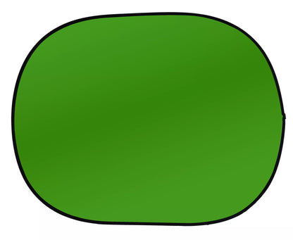 Pantalla de fondo plegable 180x240 cm, 2 caras gris/verde - Bresser