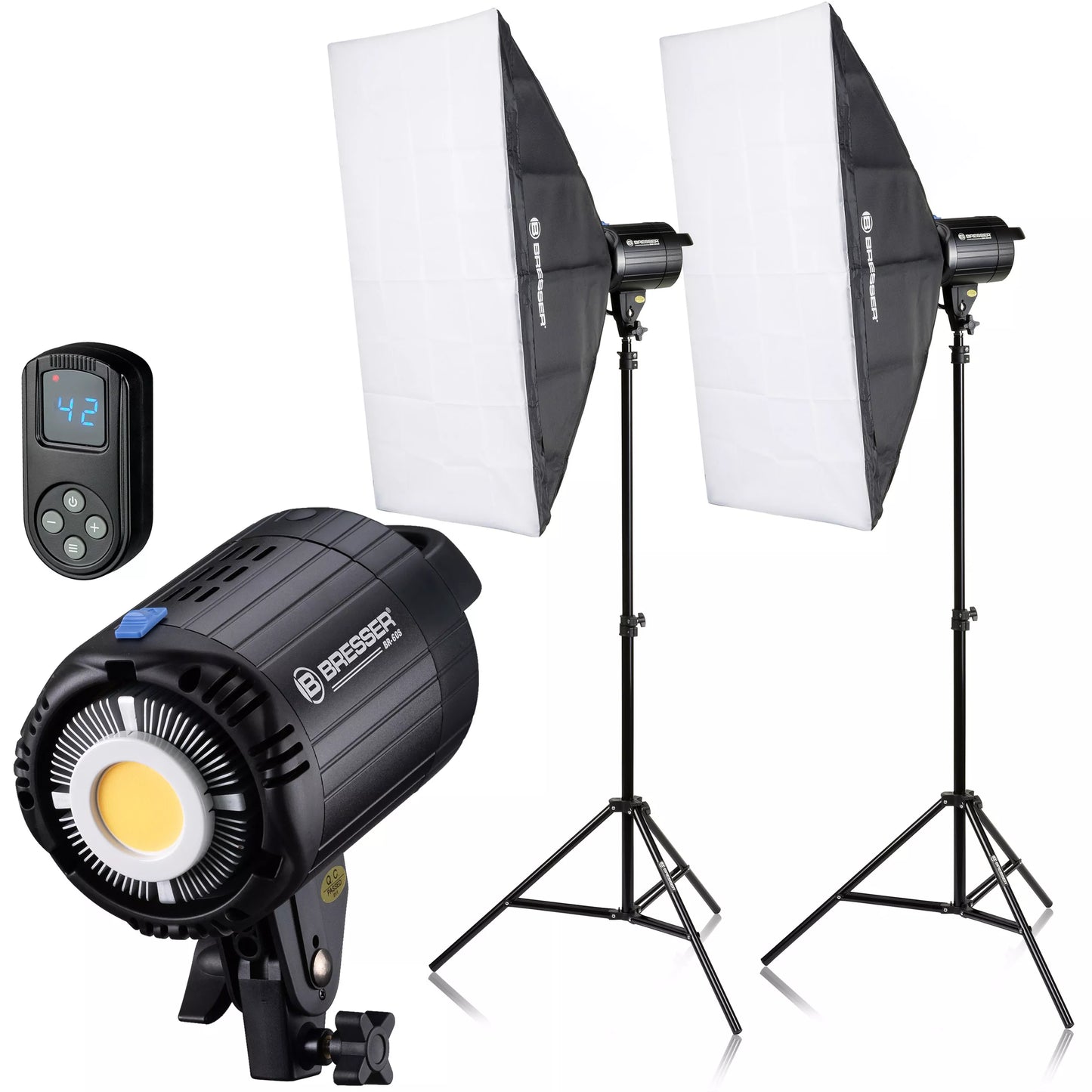 مجموعة إضاءة LED COB BR-60S 60 واط - BRESSER