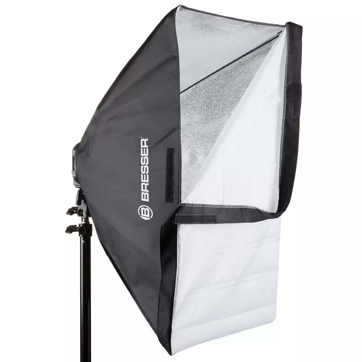 Kit d’éclairage LED lumière du jour BR-2845 avec 2 softbox 50 x 70 cm Bresser