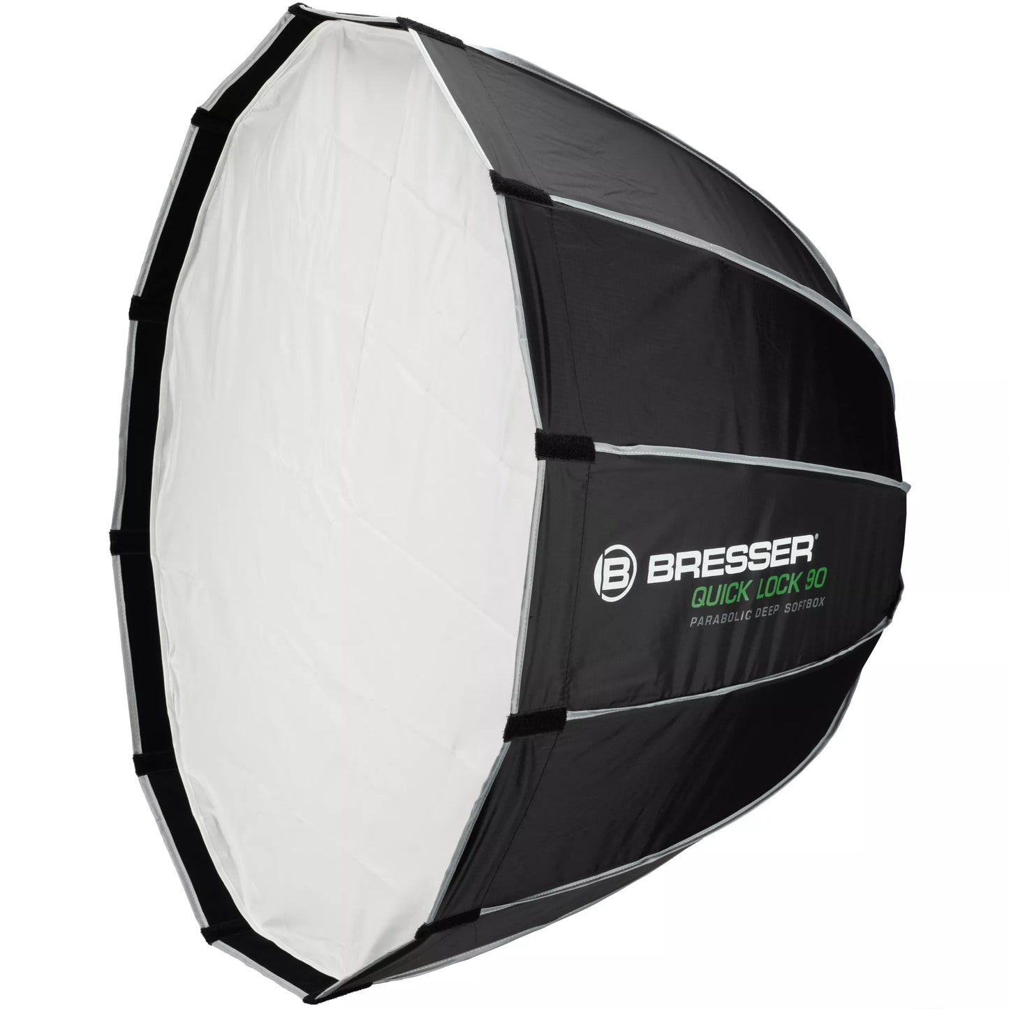 Softbox parabolique Deep 90 cm Quick Lock Bowens avec grille BRESSER