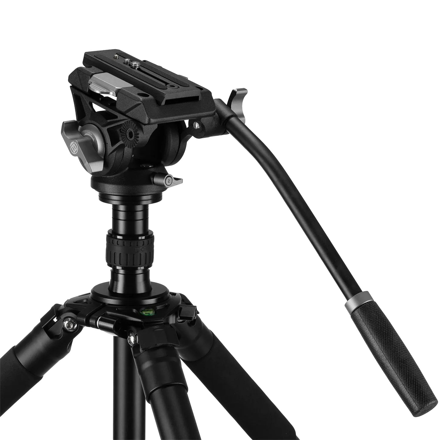Treppiede BX-10 Pro con testa fluida panoramica e inclinabile – carico 10 kg, altezza 216 cm - Bresser