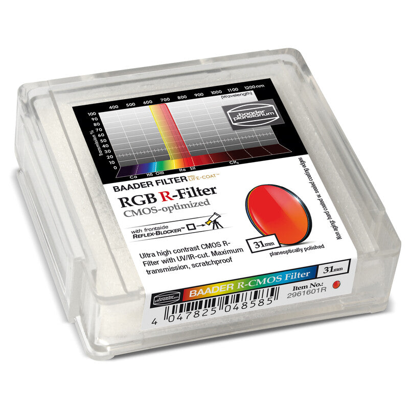 Filtre RGB-R CMOS 31mm pour Caméras - Baader