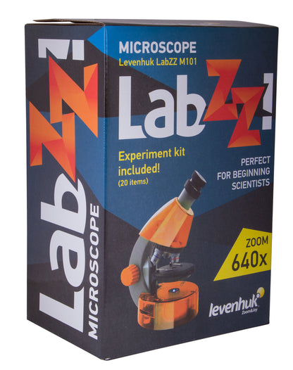 Microscope enfant LabZZ M101 40x-640x avec kit d'expériences - Levenhuk