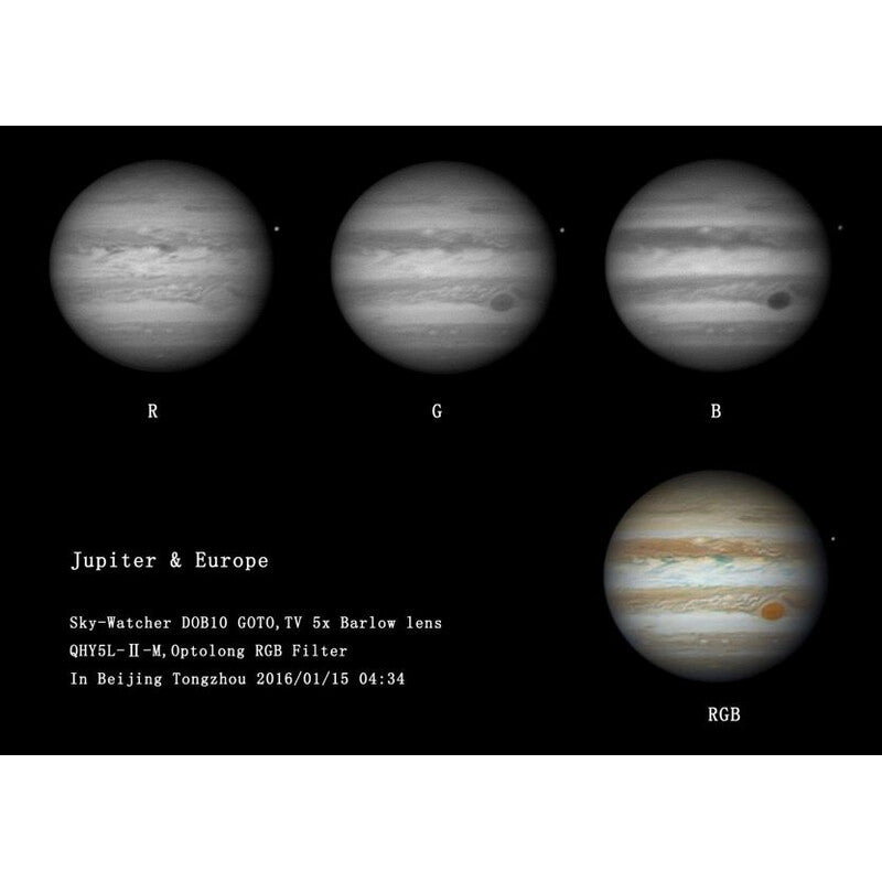 Set di filtri planetari Optolong 31,75 mm – UV/IR-Cut, R, G e B e IR685 per l'astronomia - Optolong