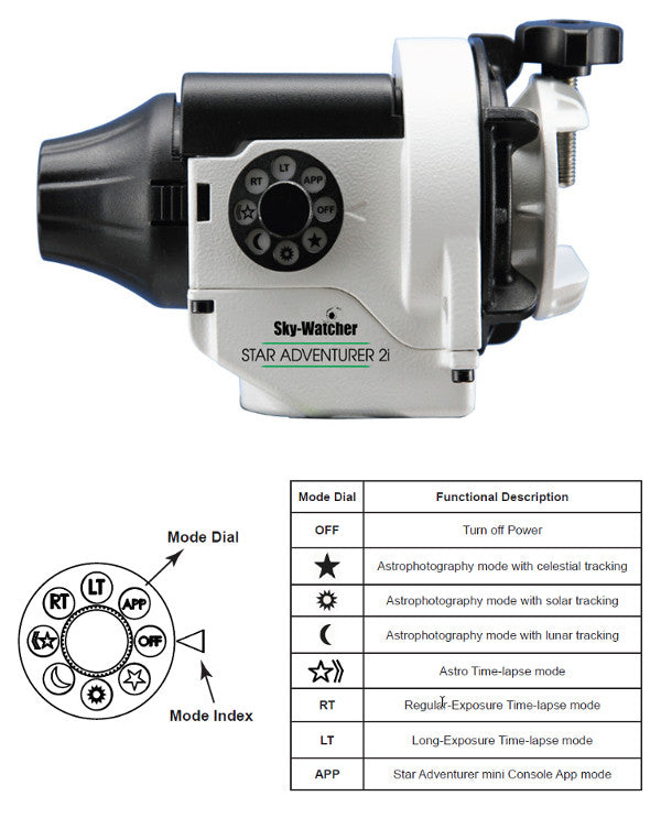 Star Adventurer 2i WiFi photo mount (Astronomy version)