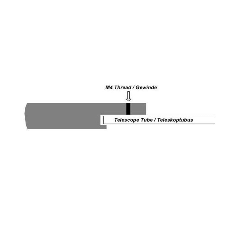 Anneau de fermeture métal pour tube Ø178 mm - TS Optics