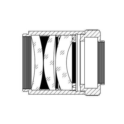 Correcteur réducteur de focale 0,8x pour AP 102/714 - TS Optics