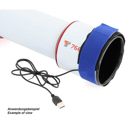Bande chauffante USB 250 mm pour l'optique - TS Optics