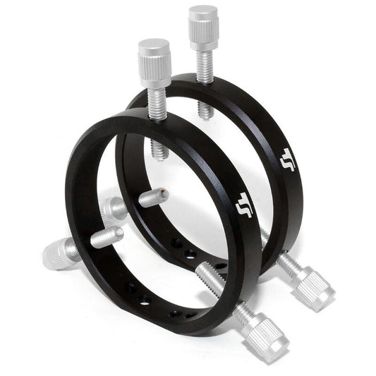 Bagues porte-tube 85 mm pour lunette guide et chercheur - TS Optics