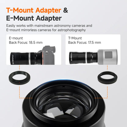 SVBONY SV535 F2.8 105 mm (37mm ouverture) APO Astrophotographie Compact pour Caméras – SVBONY