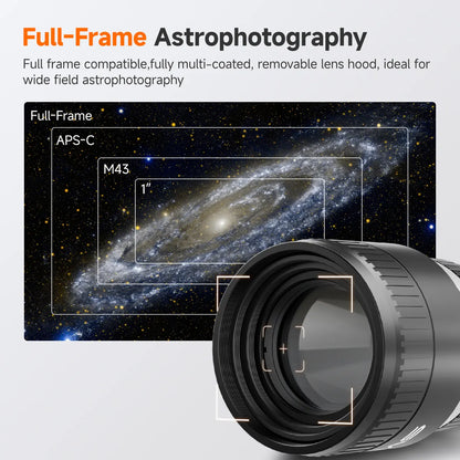 SVBONY SV535 F2.8 105 mm (37mm ouverture) APO Astrophotographie Compact pour Caméras – SVBONY