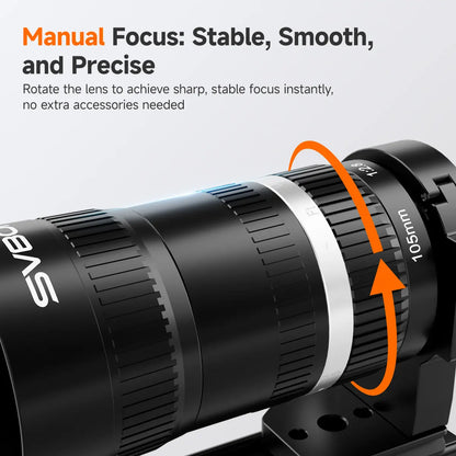 SVBONY SV535 F2.8 105 mm (37mm ouverture) APO Astrophotographie Compact pour Caméras – SVBONY