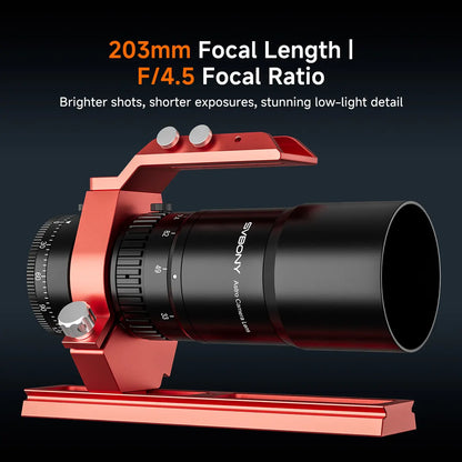 Objectif Petzval APO 45 mm f/4.5 SV545 avec champ plat natif – SVBONY