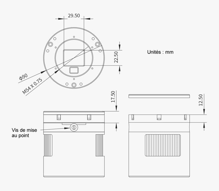 Caméra Refroidie Couleur ASI2600MC Duo avec Autoguidage Intégré - ZWO