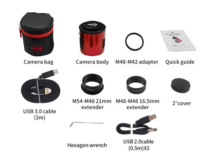 ZWO ASI6200MC-P färgkyld kamera för Deep Sky Imaging - ZWO