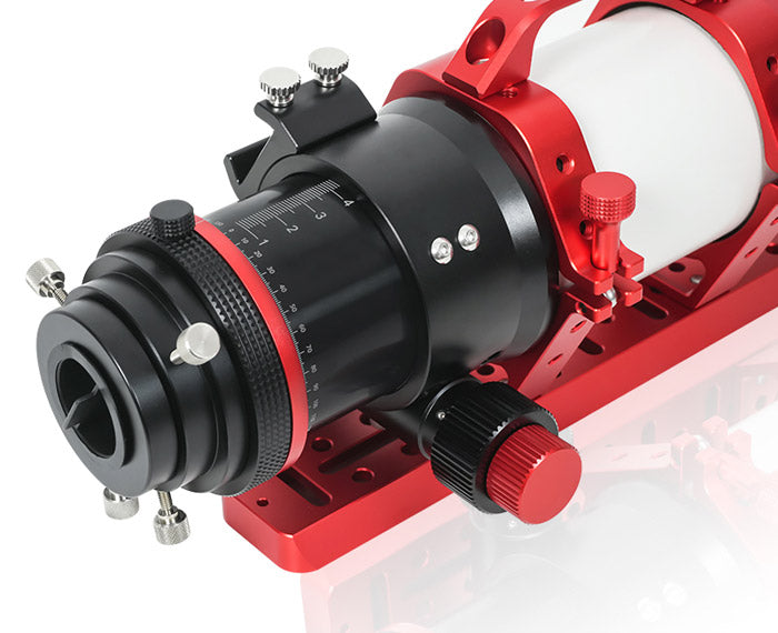 Lunette ZWO FF65 APO quintuplet pour l’imagerie du ciel profond - 65 mm F/6,4, 416 mm, cercle image 44 mm - pour l’astronomie - ZWO