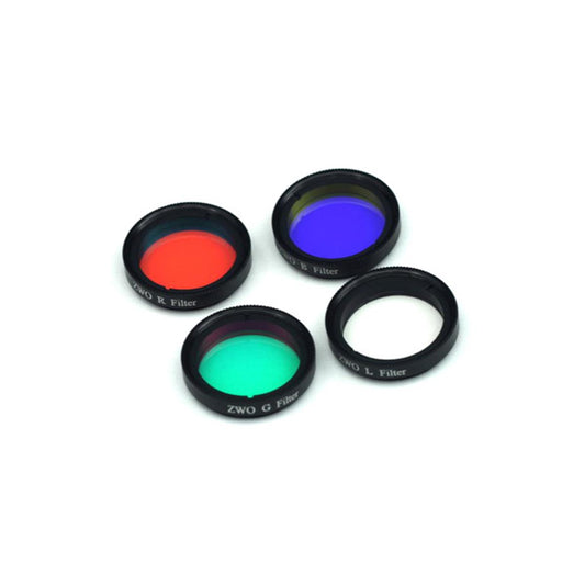 Set of 4 LRGB 36mm Circular Unmounted Filters - ZWO