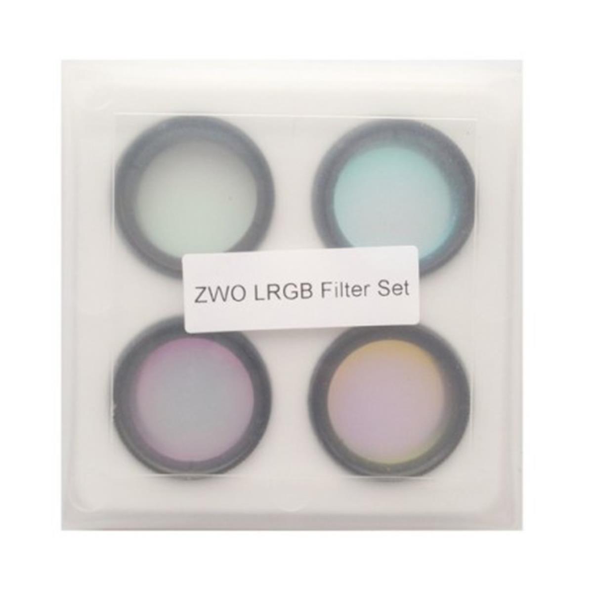 Set de 4 Filtres LRGB 36mm Circulaire Non Monté - ZWO