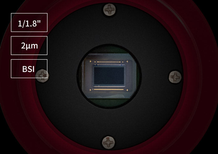 Câmera monocromática ZWO ASI678MM - alta sensibilidade para imagens visuais planetárias e assistidas