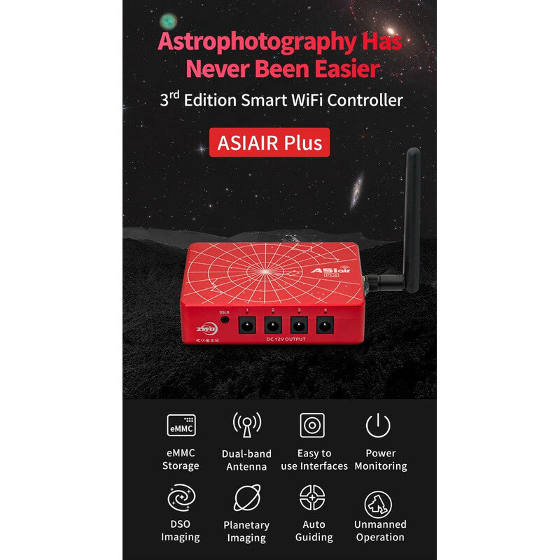 ASIAIR Plus Mini Ordinateur d'astrophotographie - Astronomy Store