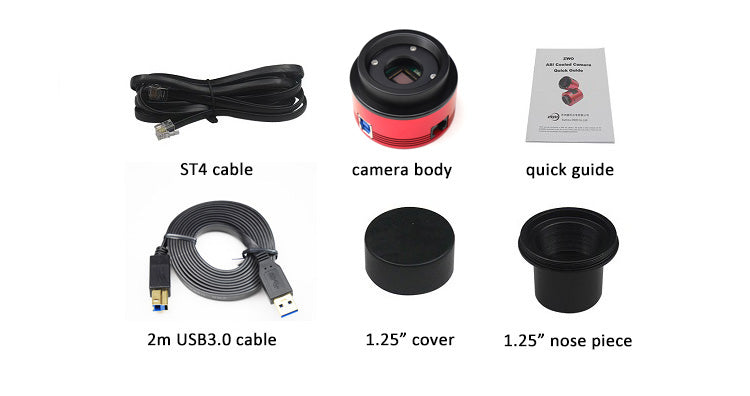 Telecamera monocromatica ZWO ASI174MM - Alte prestazioni per planetaria e autoguida