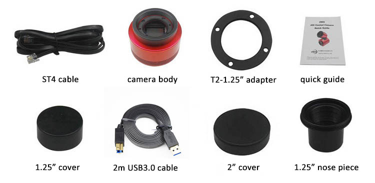 ZWO ASI183MC Color Camera - High Performance for Lunar and Assisted Visual Imaging