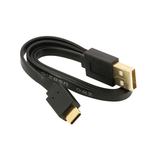 USB 2.0 Tipo-C į Tipo A plokščias 50 cm - ZWO