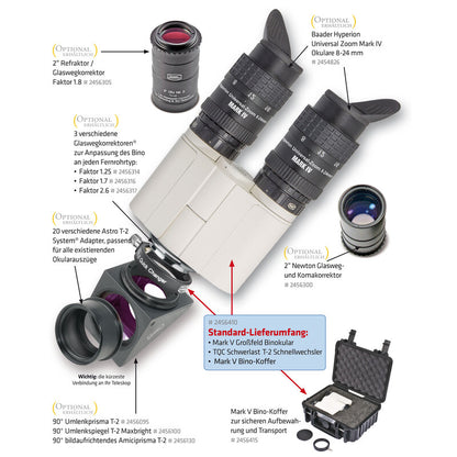 Binokularansatz Mark V pour télescope - Baader