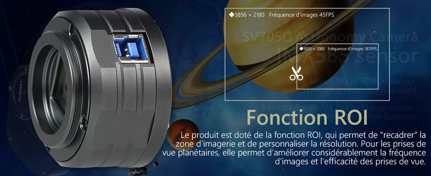 SVBONY SV705C Planetary Camera with IMX585 CMOS Sensor