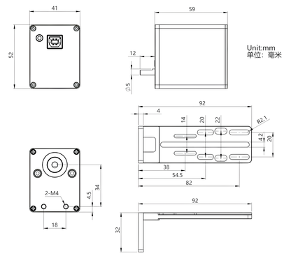 Moteur de mise au point EAF Standard - ZWO