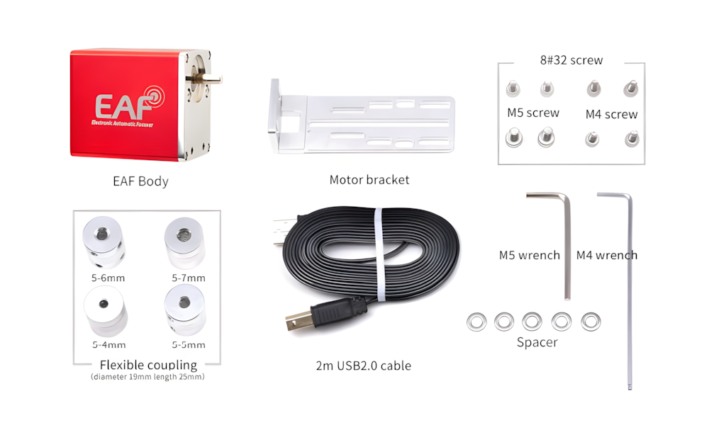 Moteur de mise au point avancé EAF ZWO pour astrophotographie